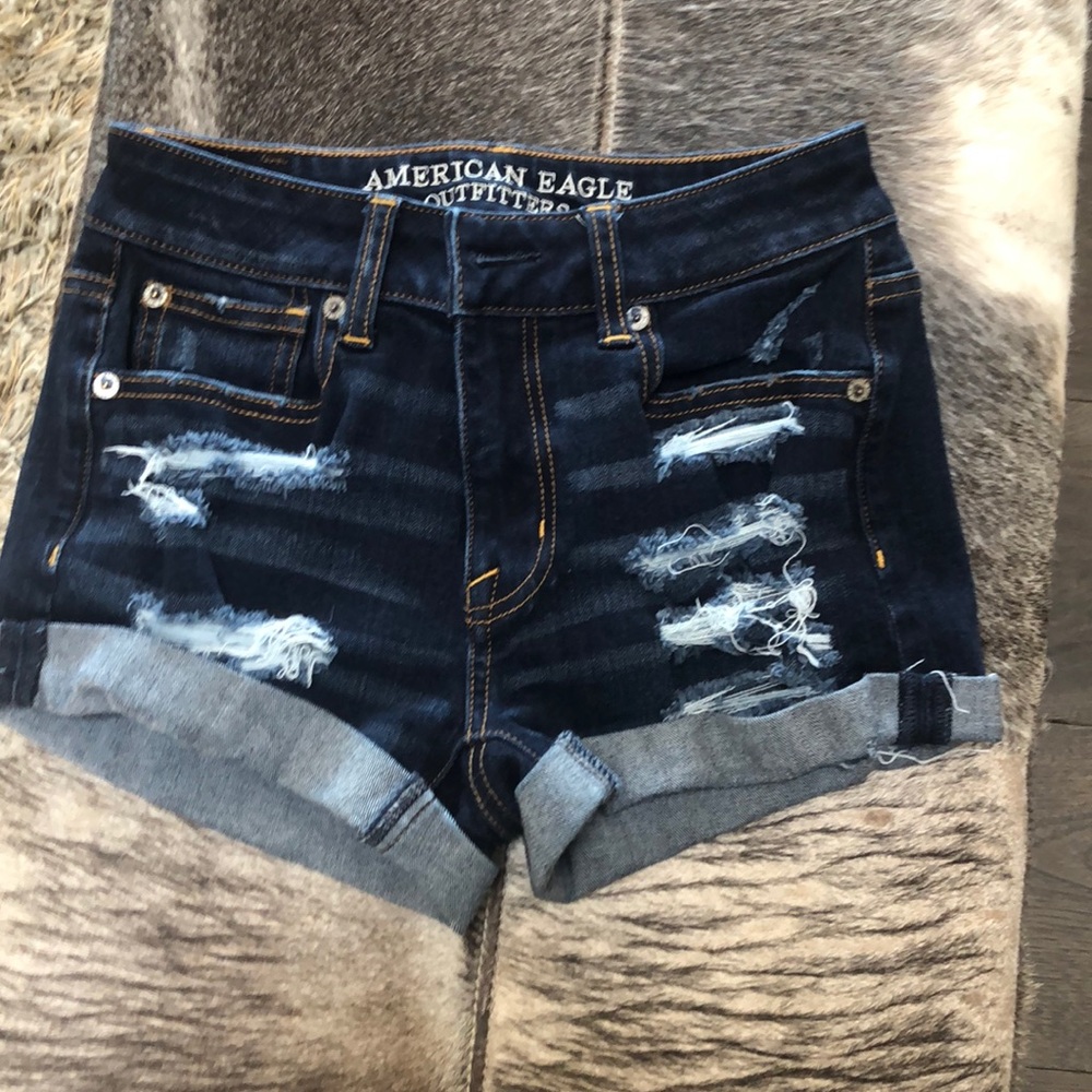 Hi rise shorts double zero